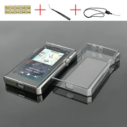 Soft Cover Crystal TPU Clear Case for iriver Astell&Kern SP2000 With Front Screen Protector Tempered Glass