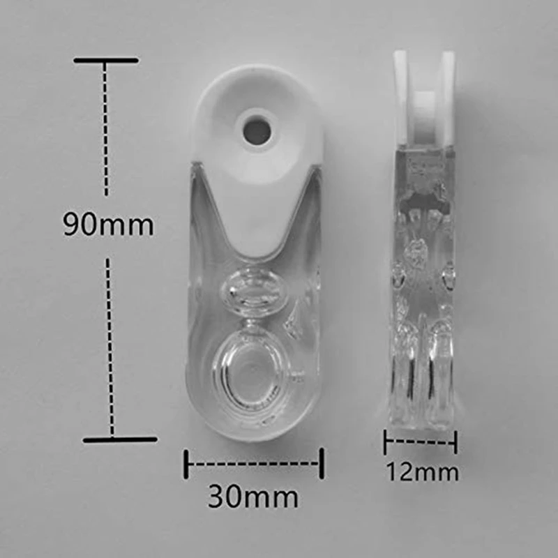 Blinds Accessories Cord Weight Plastic for Vertical,Windows,Roller Blinds 2Pack Window Shutter Clear Plastic Safety Handle