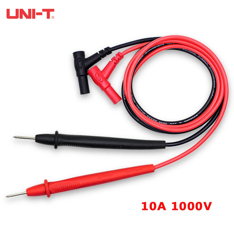 UNI-T UT-L20 original 20A 1000V probe test lead fine-pointed needle digital multimeter clamp meter tester wire and cable pen tip