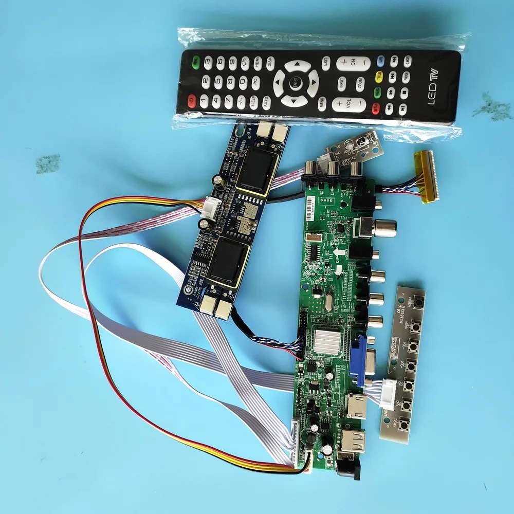 

Kit for LM170E01-A6K1/LM170E01-A6K3 Panel HDMI VGA AV TV USB DVB-C DVB-T 30pin 4 CCFL 1280X1024 Controller board Digital LCD 17"