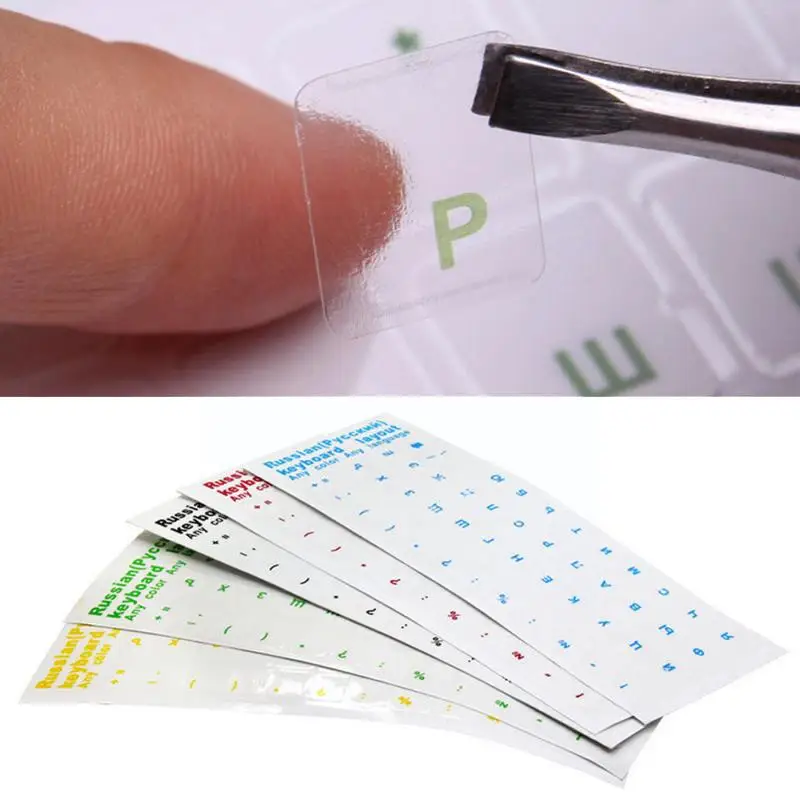 Russian Keyboard Cover Stickers For Book Laptop Skin Letter Pc Layout Keyboard Covers Keyboard 17" To Computer Standard T7e5