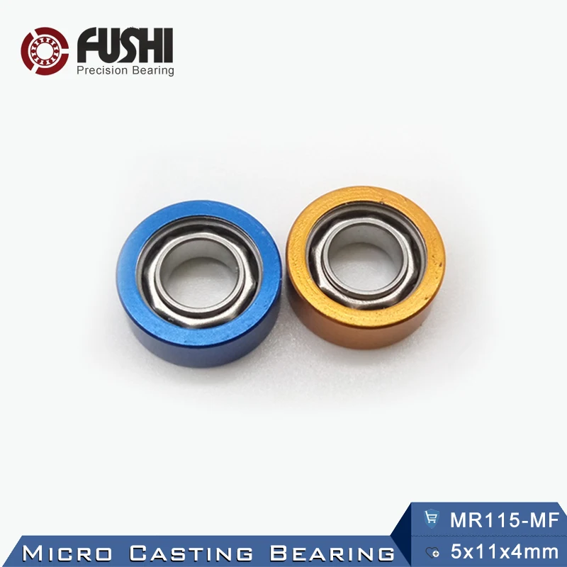 MR115-MF Micro Casting Bearing 5x11x4 mm ( 1 PC ) Use For Spinning Reel Water Wheel Bearings MR115 Drum Bearing