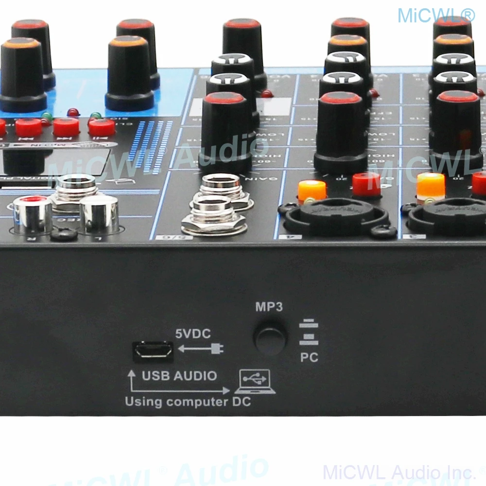 MiCWL YAMAH MG6-Bluetooth Digital Audio DJ Mixer Sound Board Console System Live Laptop PC Stage Guitar Stiwitch Control Desk