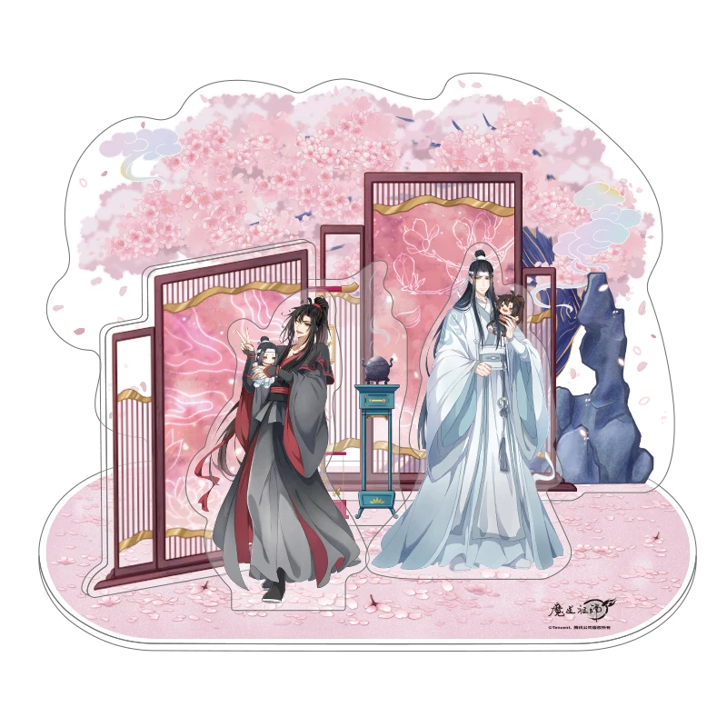 Grandmaster Of Demonic การเพาะปลูก MDZS Wei Wuxian Lan Wangji อะคริลิครูปแผ่น Decor Sakura Courtyard