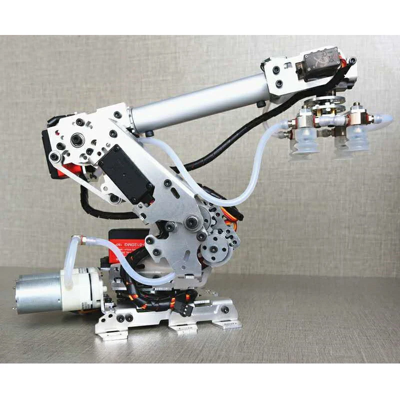 SNAM6800 Robotic Arm Metal Aluminum Alloy Industrial Robot Model Six-axis Robot Dual Servo Drive Air Pump Robotic Arm