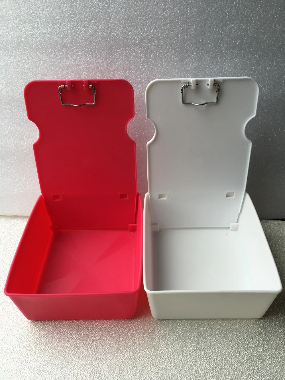 Caja de trabajo para laboratorio Dental, bandeja con soporte de Clip, Color rojo, nuevo, 1 unidad