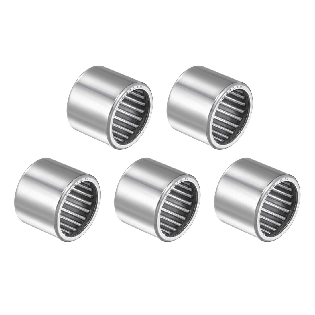 

Uxcell 5pcs SCE1616 Needle Roller Bearings, Open End, 1" Bore 1-1/4" OD 1" Width