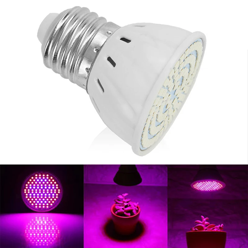 60/80 220V LED coltivano la lampadina della luce E27 per lo spettro completo idroponico della pianta