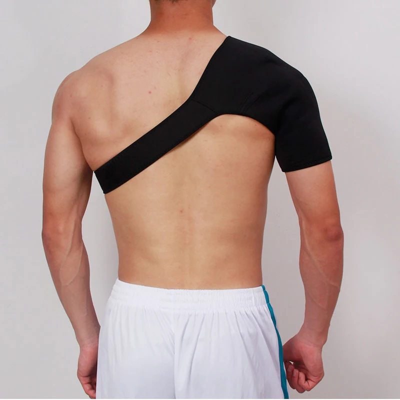 Brace Adjustable Shoulder Brace Support with Pressure Pad Light Breathable Rotator Cuff Shoulder Support for Sport Breathable