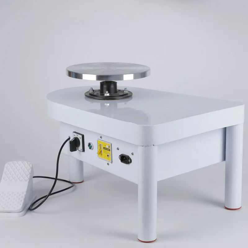 250W350w Xe Điện Gốm Máy Tiện Máy Gốm Đất Sét Gốm Bánh Xe Máy Bánh Xe Máy DIY Với Bàn Đạp Chân Và Removab