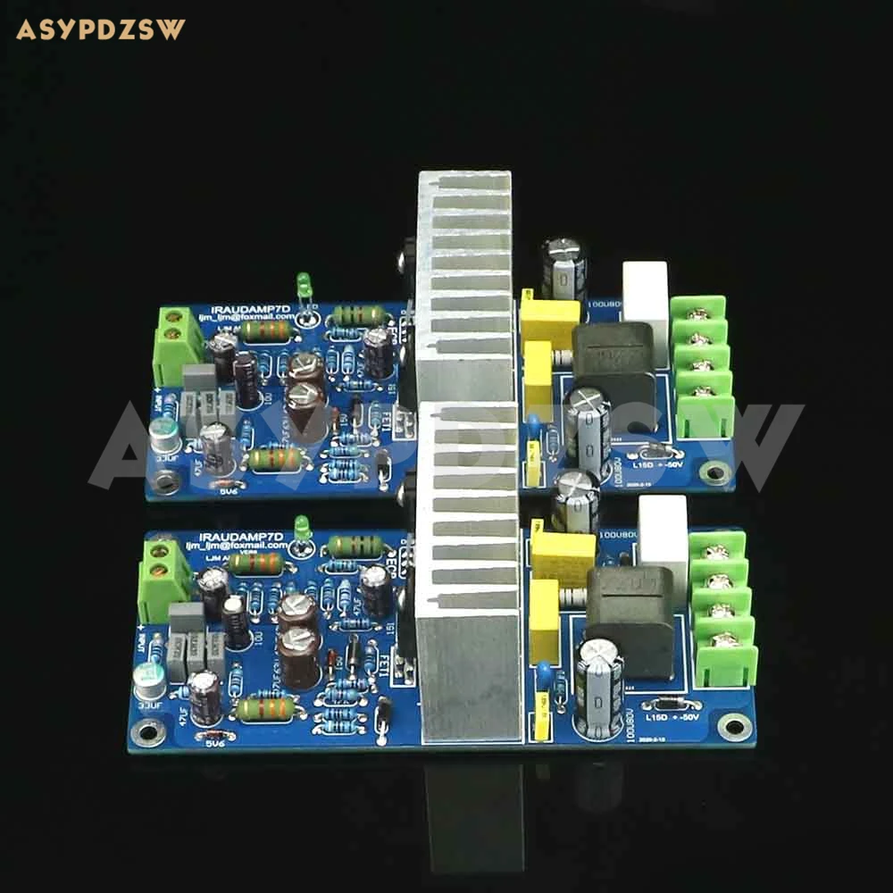 

2 CH L15D Stero IRAUDAMP7S IRS2092 IRFI4019H Digital power amplifier DIY Kit/Finished board