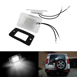 ANGRONG 2X White LED Licence Number Plate Light For 1989-04 Land Rover Discovery I II L318
