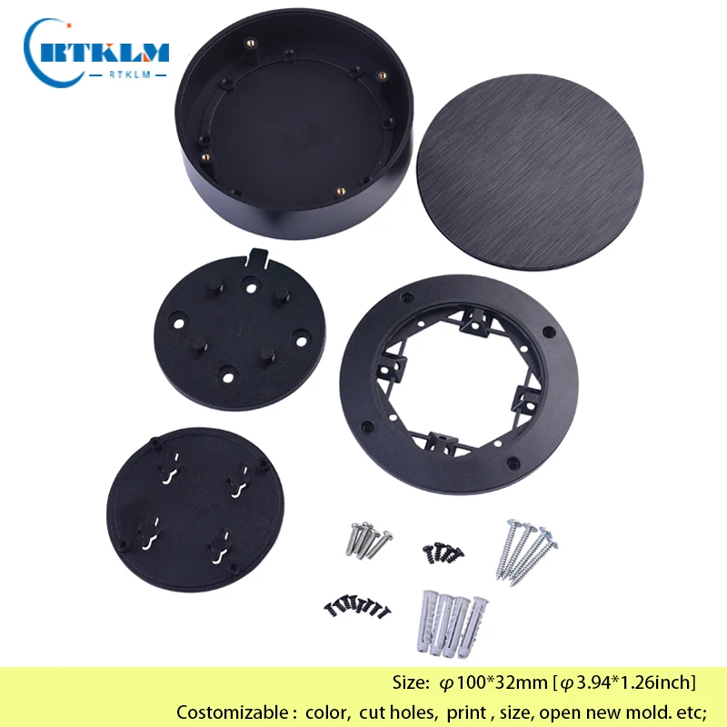 Plastic Electrical Junction Box Wall Mount Box DIY instrument Shell Cable Connector Enclosure 100*32mm