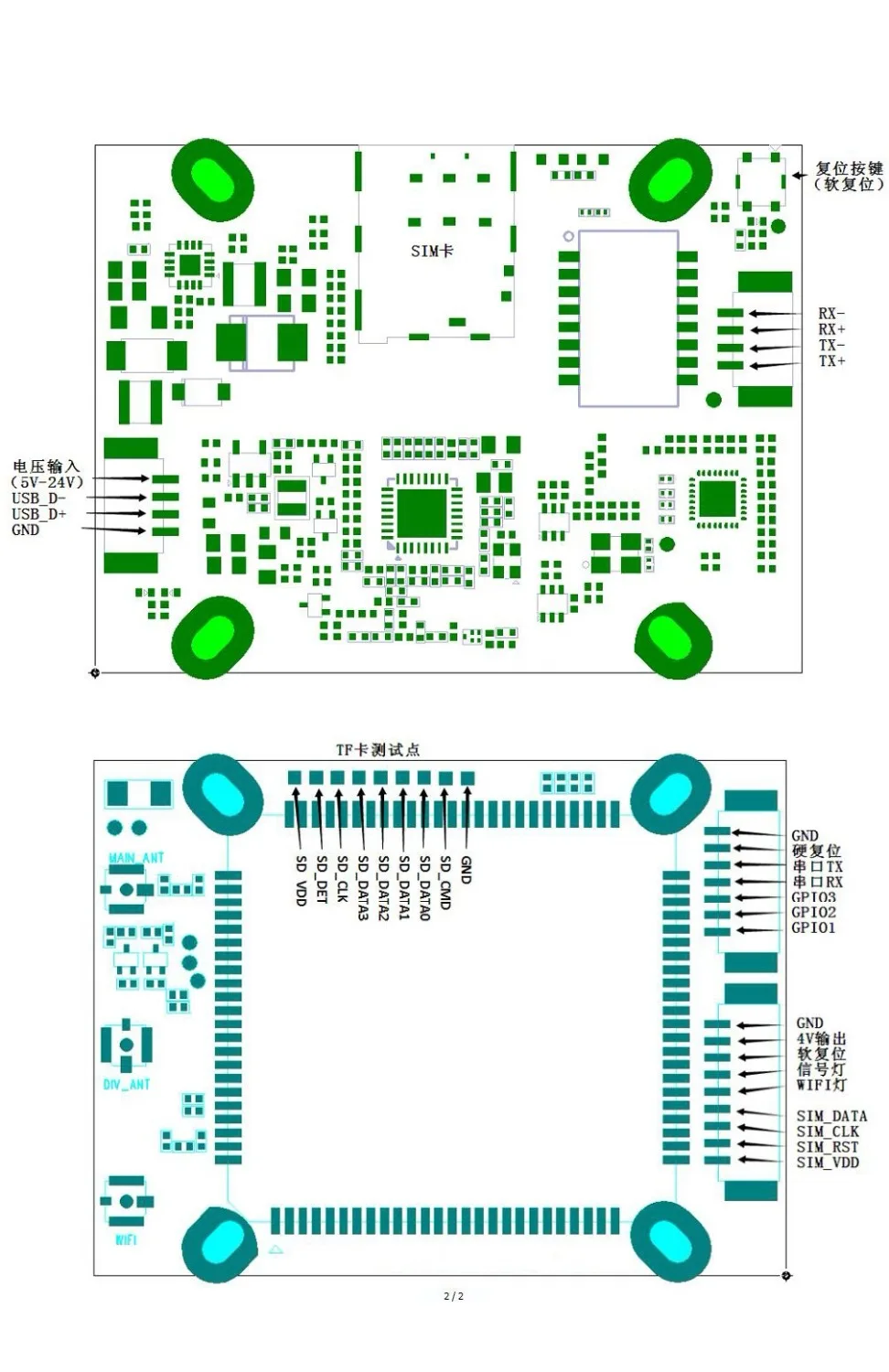 Módulo 3G 4G para cámara IP inalámbrica Wifi, grupo de módulo de monitoreo CCTV para cámara al aire libre