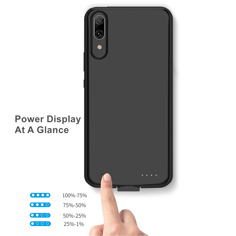 QuLing 6500 Mah For Huawei Enjoy 9 Battery Case Battery Charger Bank Power Case For Huawei Enjoy 9 Battery Case