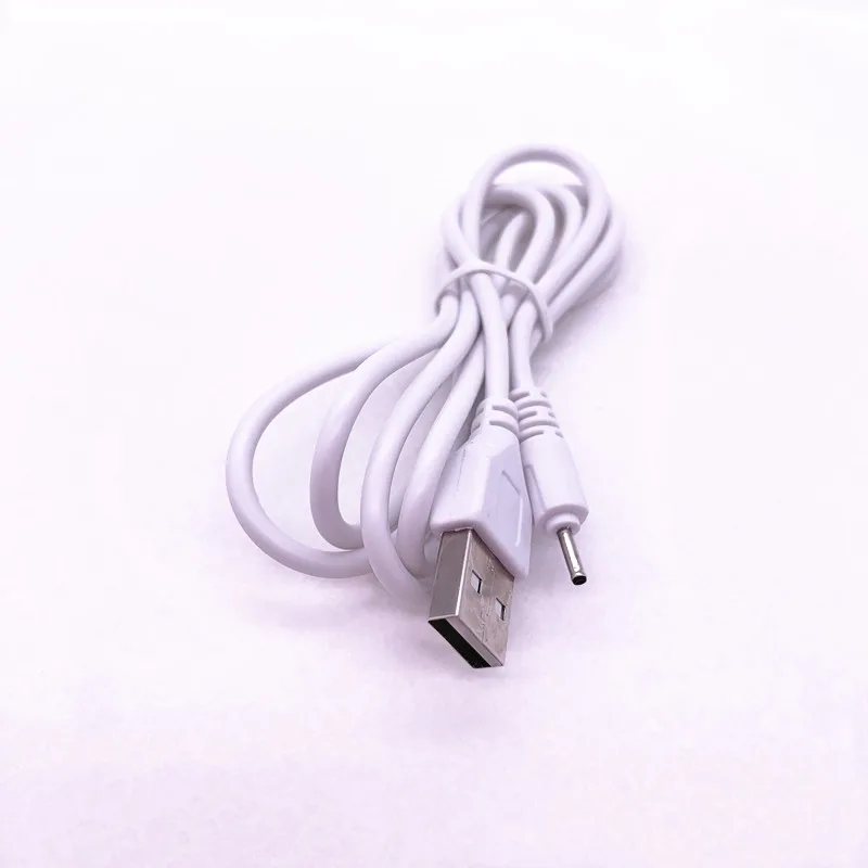 Kabel USB 1M/3FT DC 2 mm do ładowania Nokia 1200 1202 1203 1208 1209 1265 1280 1315 1325 1506 1616 1650 1680c 1681c 1682c-BHITE