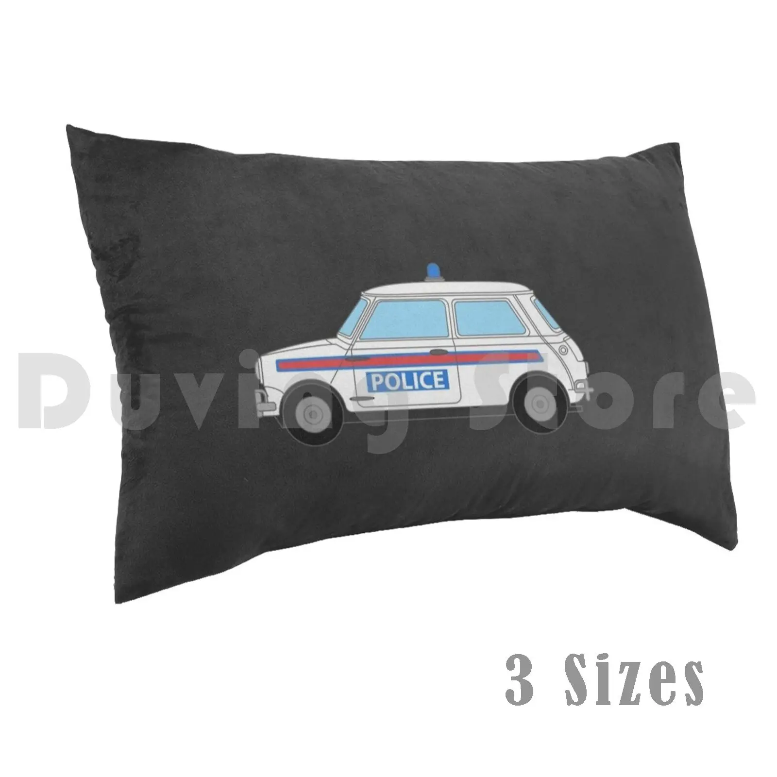 Morris Mini Cooper Police Car Pillow Case Printed 35x50 Morris Mini Mini Cooper Morris Cooper Austin Car City