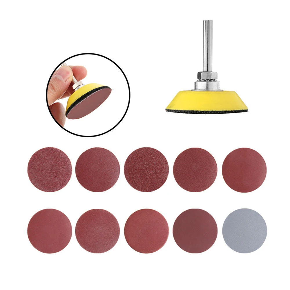Papel de lixa redondo 50mm, papel de lixa com formato redondo e 2 polegadas