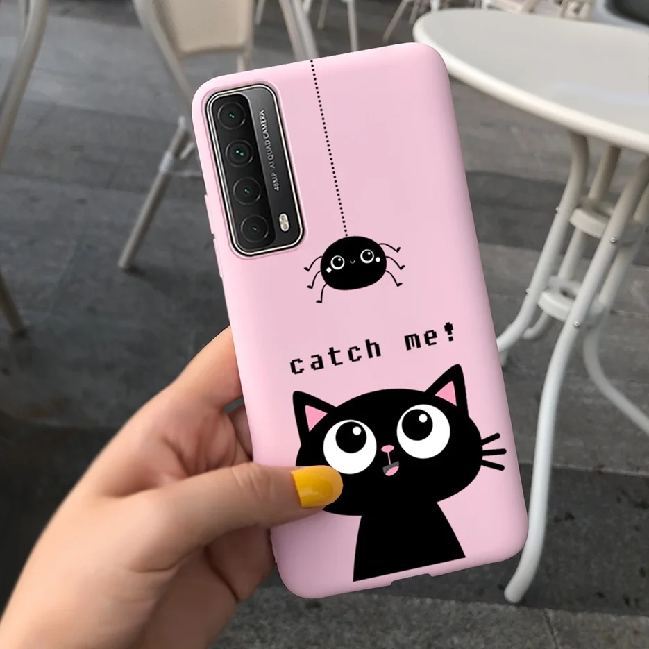 Y7a Cover Case For Huawei Y7a Case Soft Silicone Full Protective Shell For Huawei Y7a Back Cover Cute Cartoon Phone Cases Bumper