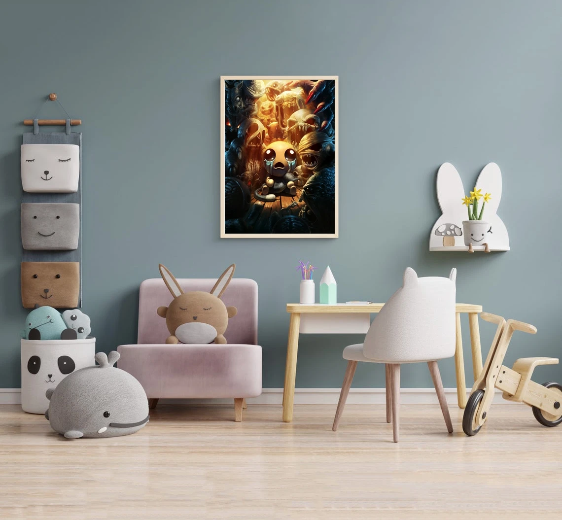 ملصق لعبة تجليد إسحاق ولادة جديدة لتزيين المنزل طلاء جدران (بدون إطار) #5