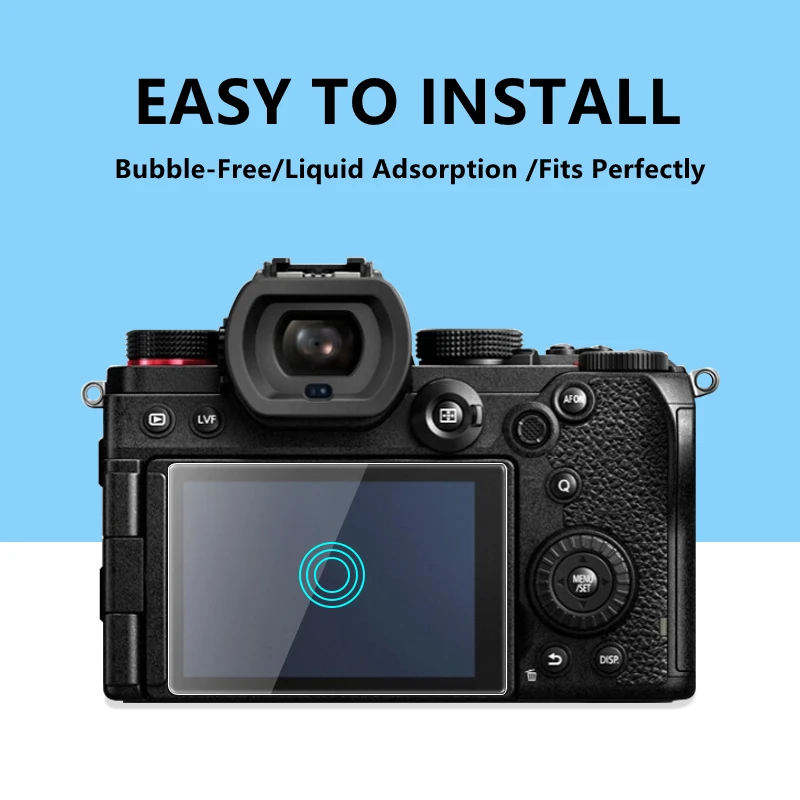 2PCS S5 S5II S5M2 Camera Original 9H Camera Tempered Glass  for Panasonic  G90 G95 GH4 GH3 DC-S5 Camera LCD Screen Protector