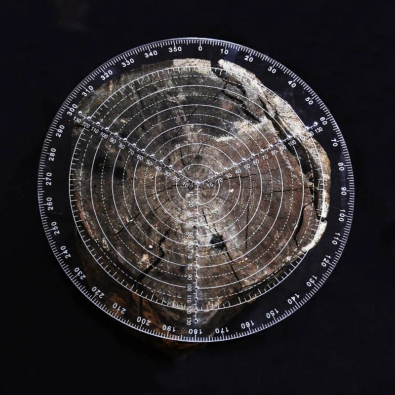 Center Finder ruler Scribing Gauge Woodworking Compass for Woodturners Bowls Lathe Work Clear Acrylic Drawing Circles Diameter