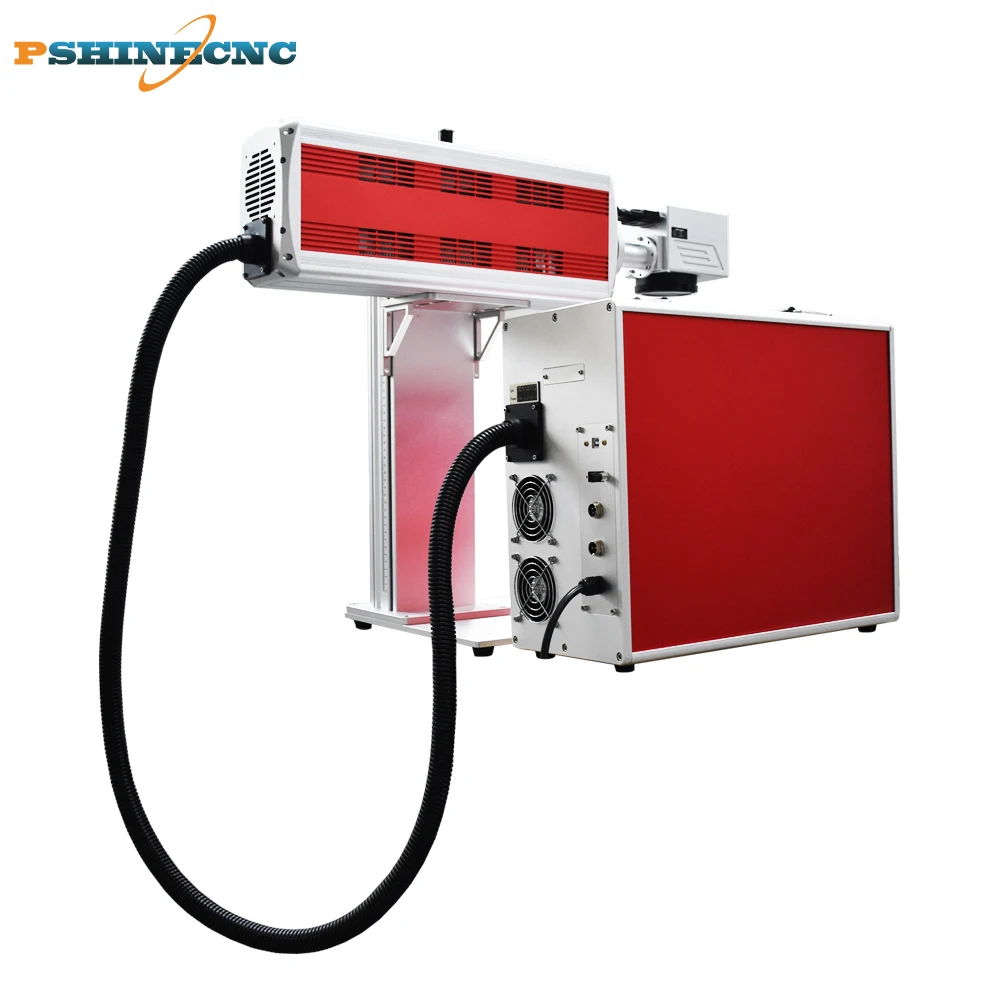 Máquina da marcação do laser do co2 de 30w 60w para o couro plástico do vidro de madeira