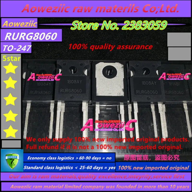 Aoweziic  100% new imported original RURG8060 TO-247 fast recovery rectifier diode 600V 80A