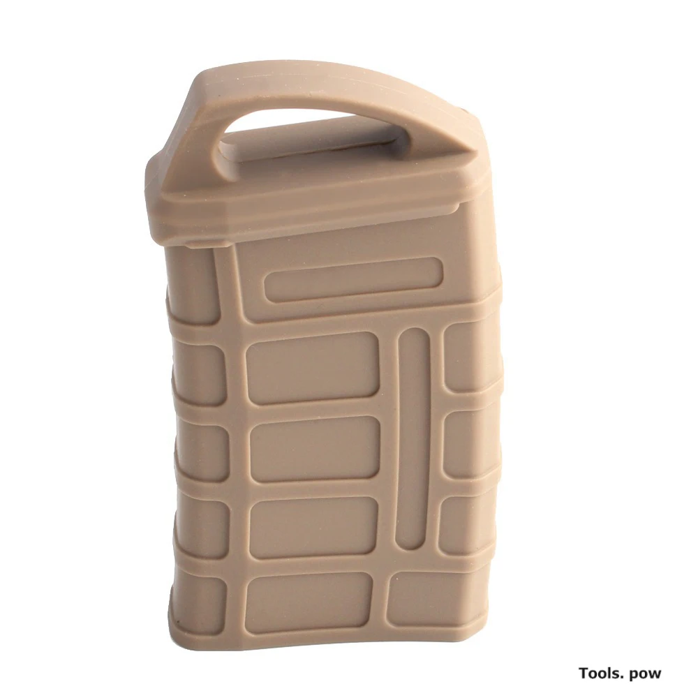 Funda de goma para cargador rápido M4/M16 PMAG, funda antideslizante de goma, accesorios para herramientas de caza, 1 unidad