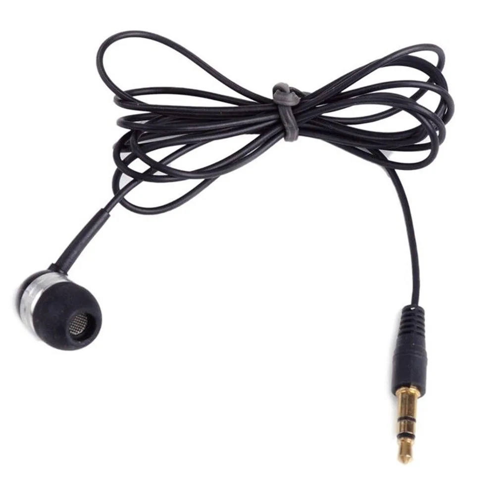 3.5mm High-end Single Side Mono Earphone In Ear Earbud Headset for Phone MP3 Walkie Talkie Computer Bluetooth