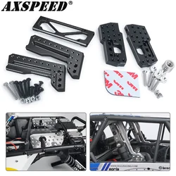 Supporto per ammortizzatori in metallo AXSPEED supporto per torri ammortizzatore anteriore e posteriore per 1/10 RC Crawler Axial Wraith 90018 parti di aggiornamento