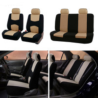 9pcs Set Rear Front Car Seat Cover Universal Automobiles Seat Covers Protector Polyester Four Seasons