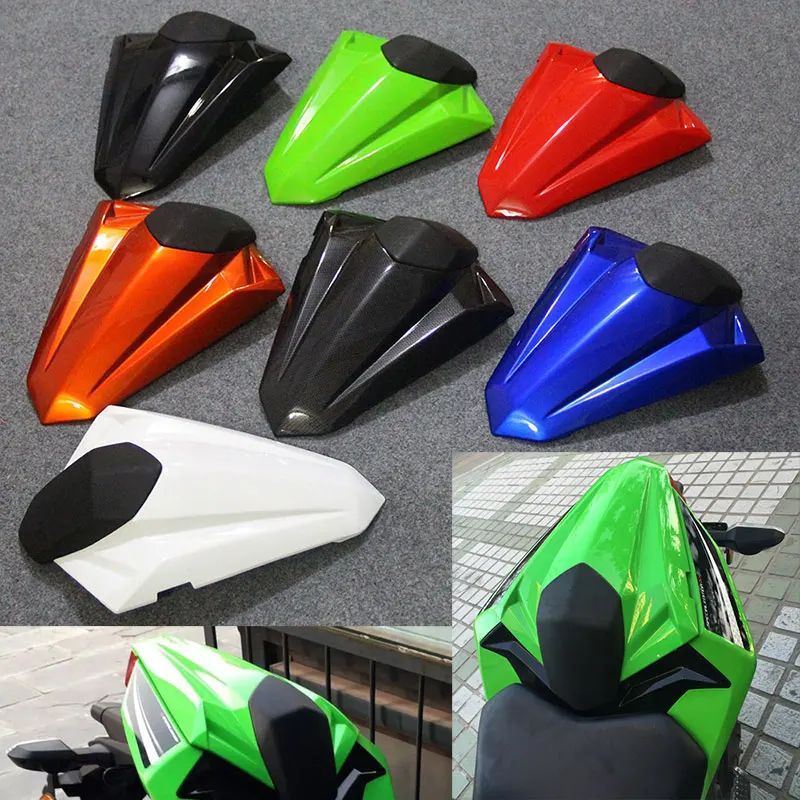 Dla Kawasaki Ninja 250 300 EX300R Z250 EX300 Z300 2013-2017 2014 15 16 motocykl tylne siedzenie pasażera pokrywa kaptur Carbon Fairing