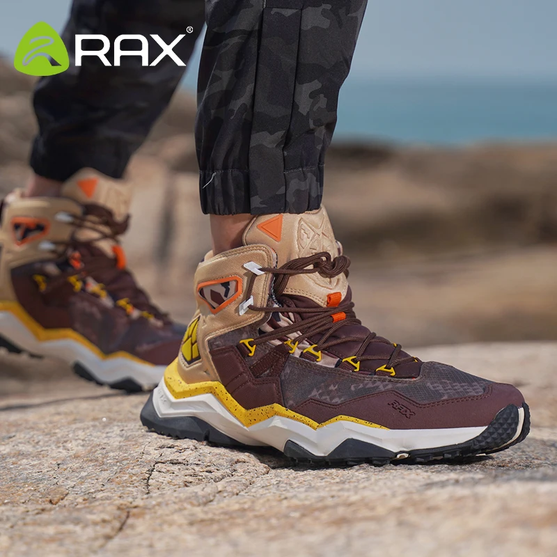 Rax New Men Hiking Shoes Trekking Mountain Boots Breathable sports Shoes women winter Trekking Shoes Non-slip Outdoor Sneakers