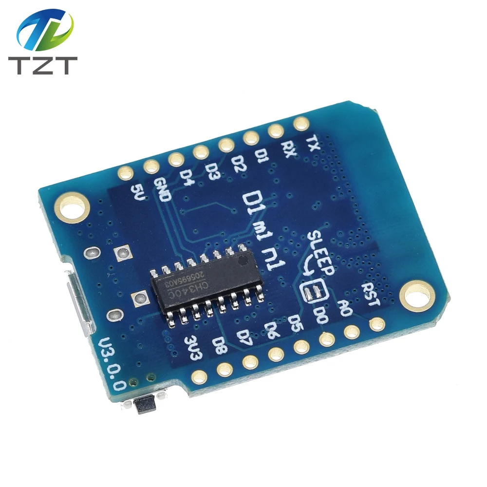 WeMos D1 Mini Pro V3.0 NodeMcu TZT 4 MB/16 MB Bytes Lua WIFI Internet of Things Entwicklungsboard basierend auf ESP8266 CH340G Nodemcu V2 – Detail 27