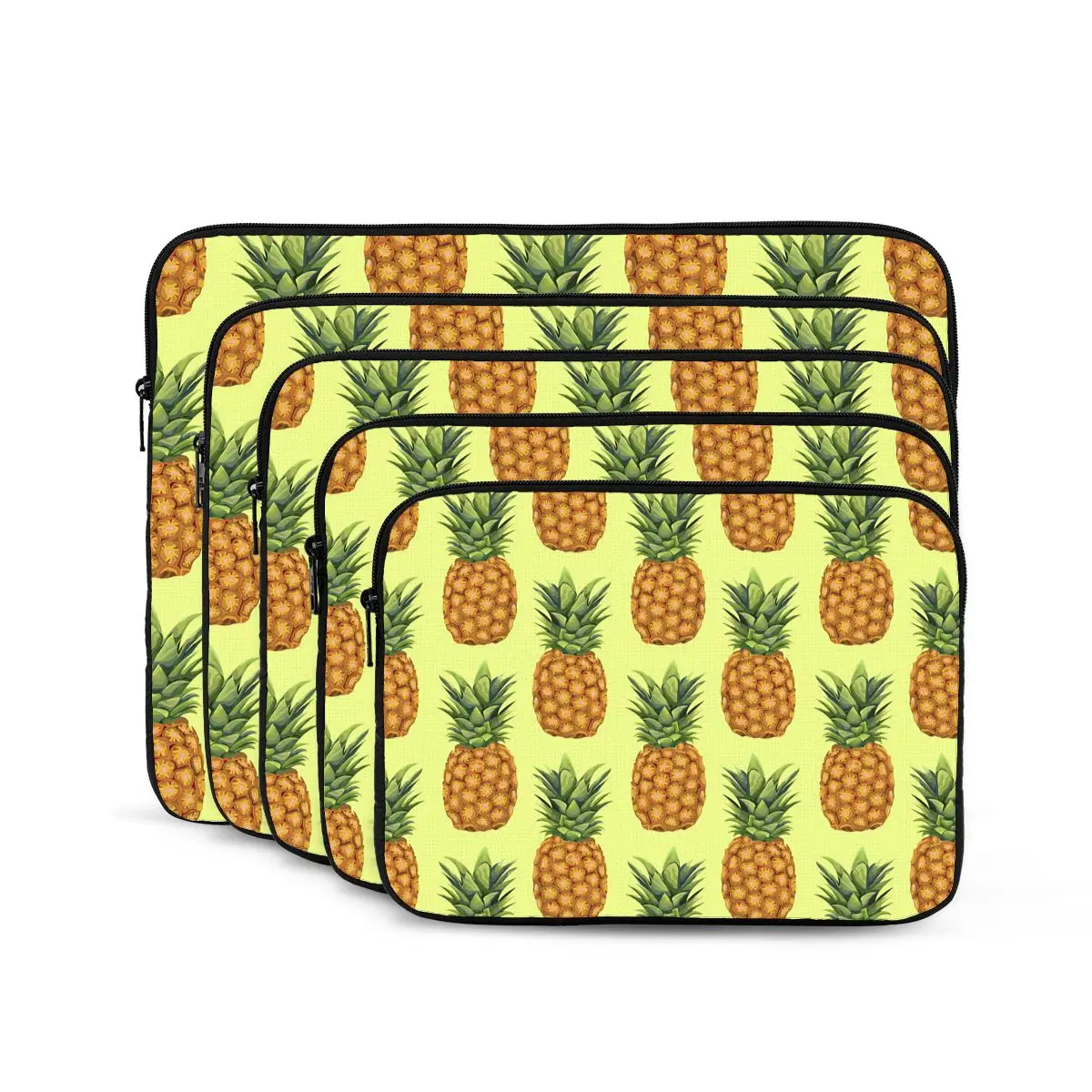 Seamless Pattern With Pineapples Computer ipad Laptop Cover Case Laptop Sleeve Bag Portable Cover Fundas Pouch