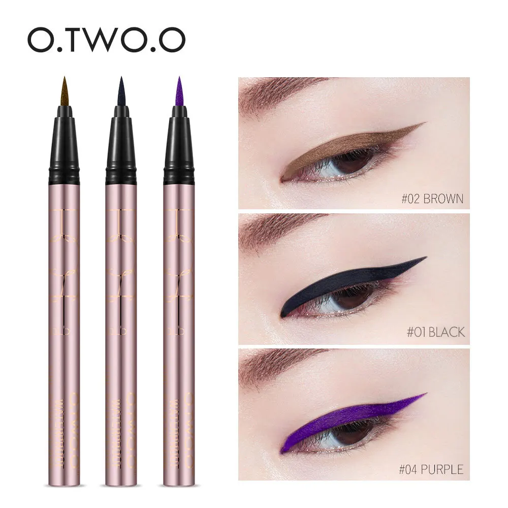 Hot Selling O. Tw O.o Quick-Dry Waterproof A Molding Not Smudge Eyeliner  Makeup Goods Cosmetic Gift for Women or Girl