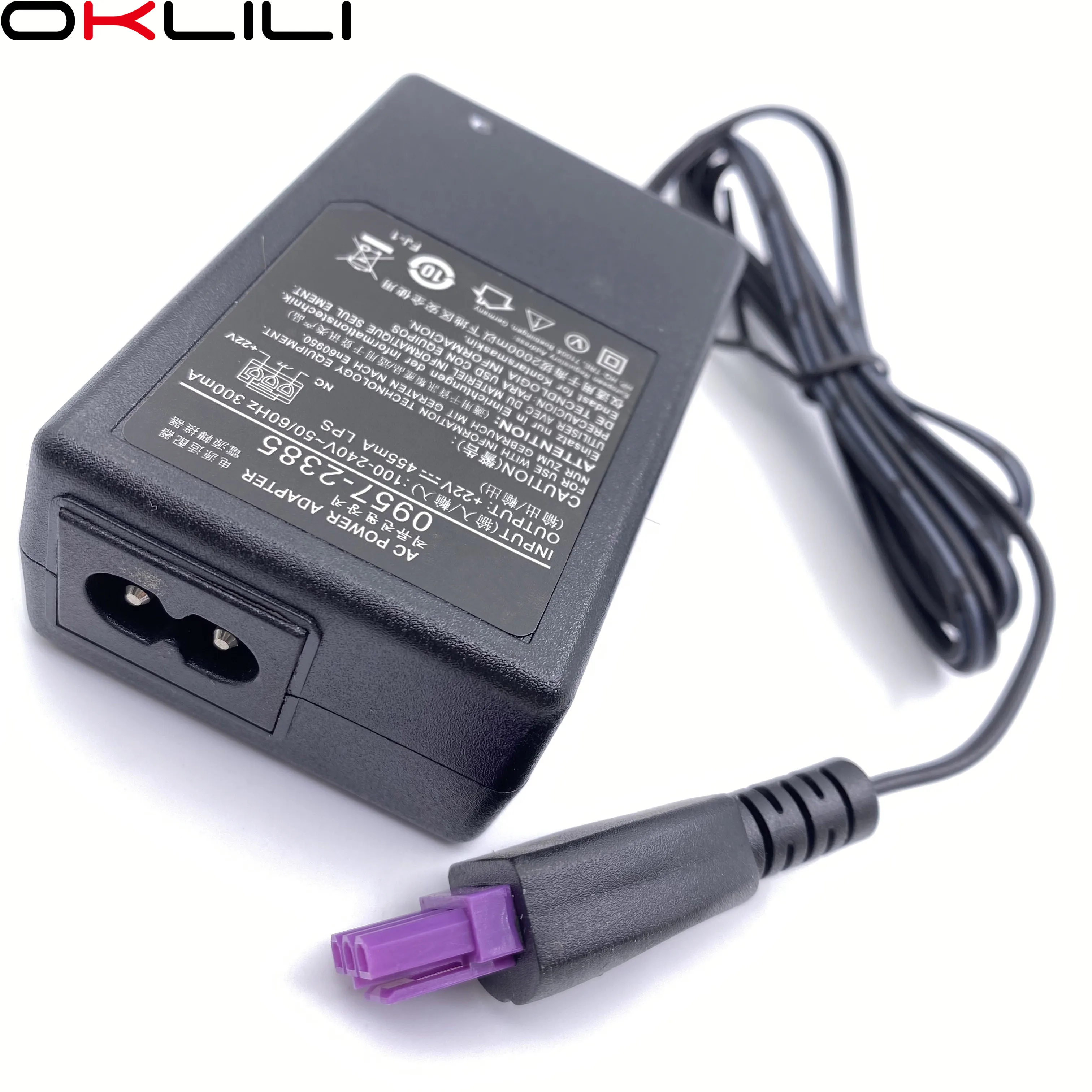 0957-2385 AC Adapter Charger Power Supply 22V 455mA for HP 1010 1012 1510 1512 1513 1514 1518 2515 2540 2541 2542 2543 2544 2546