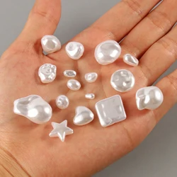 Star Heart Shape Imitation Baroque Pearls Irregular Loose Beads for Jewelry Making DIY Charm Necklace Bracelet Earring Pendants