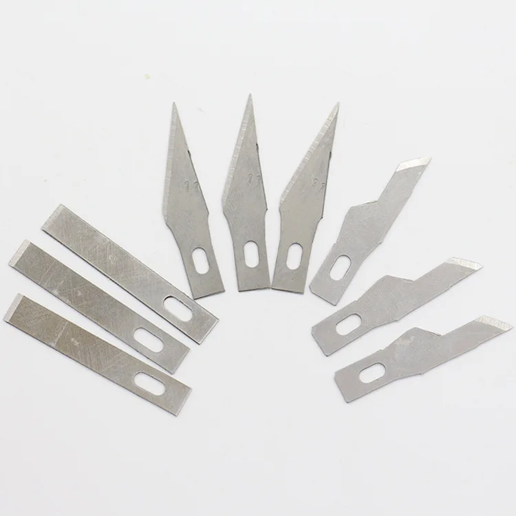 40PCS Penknife replacement blade blade 4 # 11 # 16 # metal model mobile phone film cutting knife carving knife art knife