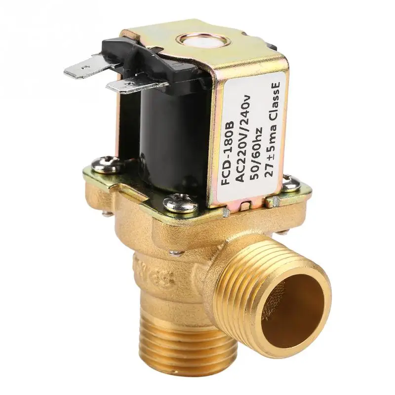 AC 220V G1/2 G3/4 AC 220/240V Normal Closed Pilot-operated Water Control Inlet Electric Magnetic Solenoid Valve High Quality