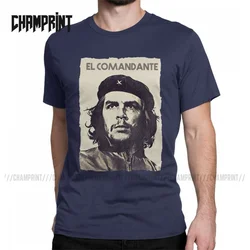 Забавная Мужская футболка Che Guevara, футболка из 100% хлопка с короткими рукавами, революционная кубинская футболка с круглым вырезом, идея для подарка