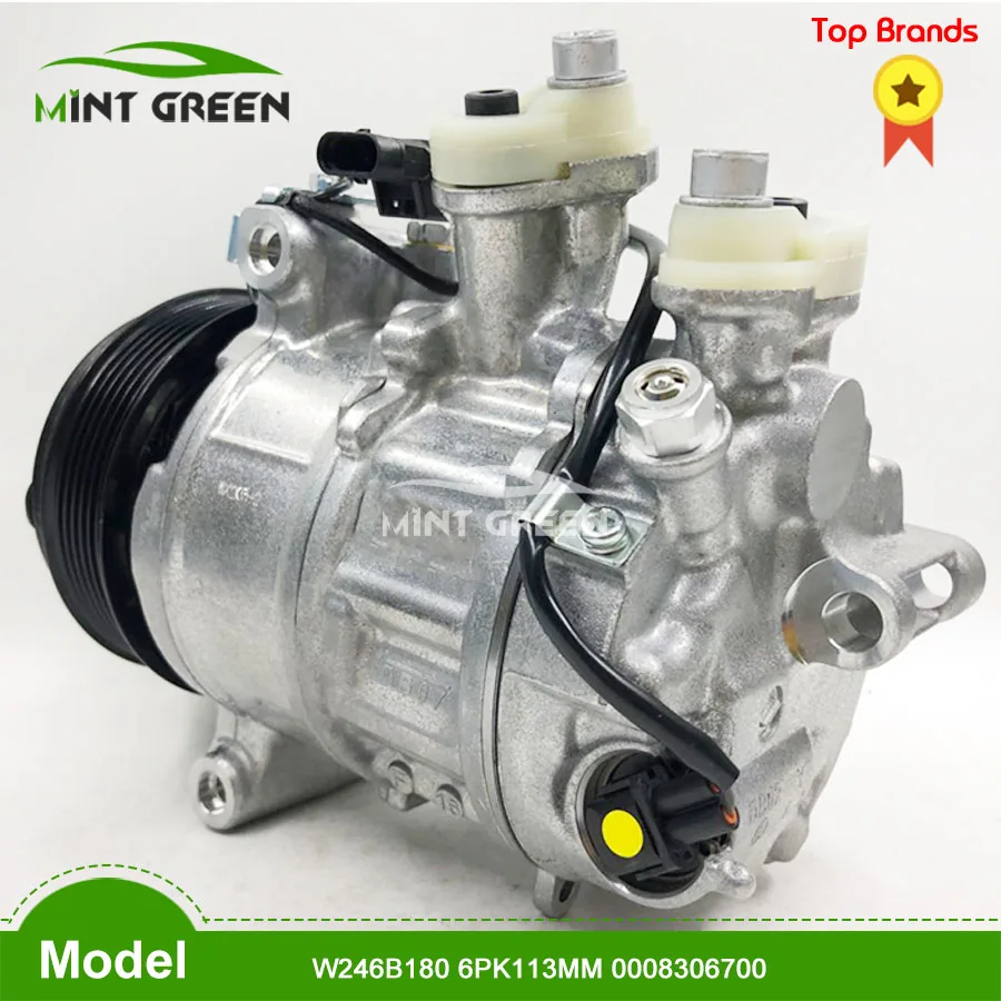 Auto AC Compressor For MERCEDES-BENZ W246B180 6PK 113MM 0008306700 air compressor ac