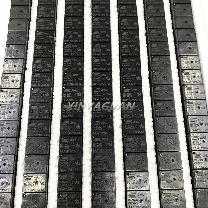 5Pcs SONGLE 5V 12V 24V 20A 14VDC T74 Power Relay SRA-05VDC-CL SRA-12VDC-CL SRA-24VDC-CL 5Pin Conversion type Automobile relay