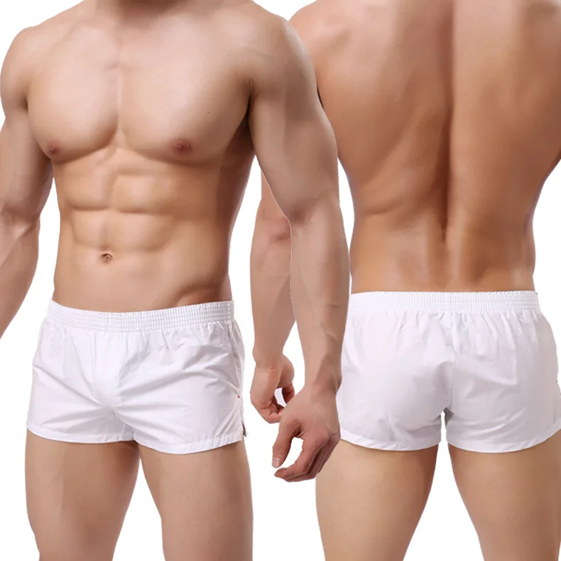 Men Underwear Cotton Boxers Colorful Loose Shorts Men\'s Panties Big Short Breathable Flexible Shorts Boxers Home Underpants