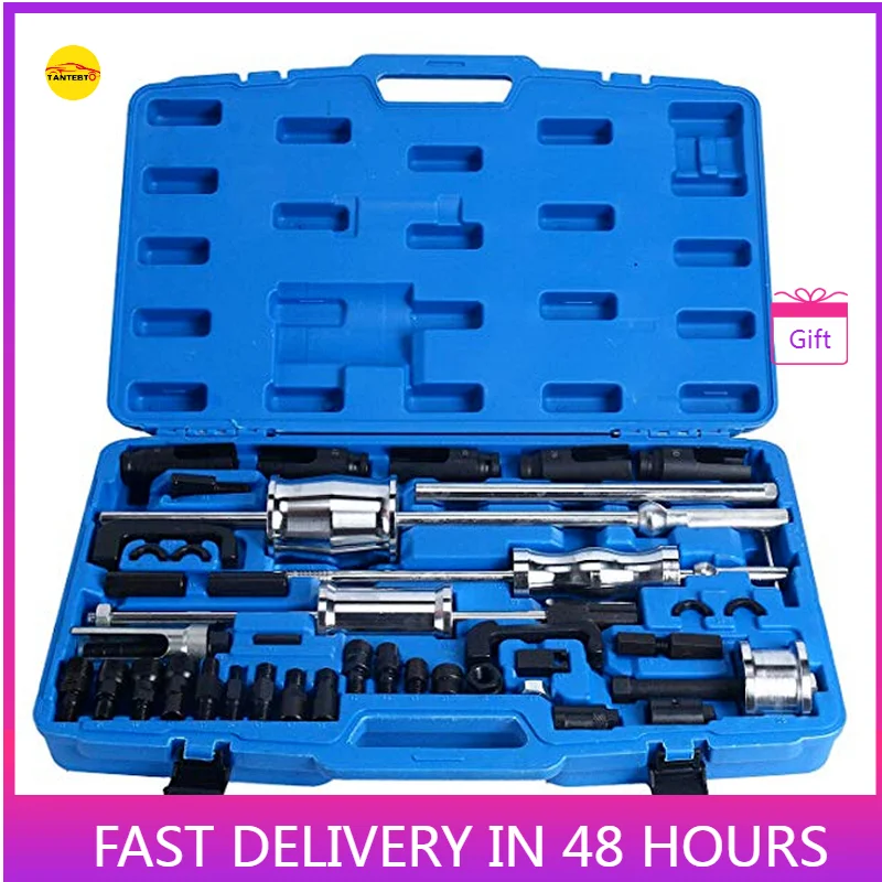 40pc Diesel Injector Slide Hammer Puller Remover Master Extractor Tool Set