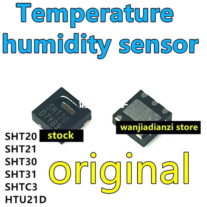 SHT21 SHTC3 HTU21D SHT31 SHT30 SHT20 Digital temperature and humidity sensor chip Temperature and humidity sensor, integrated ci