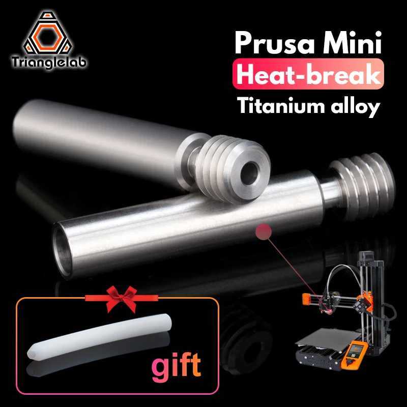 Trianglelab Prusa Mini impresora 3D HEATBREAK de aleación de titanio para Prusa MINI Hotend