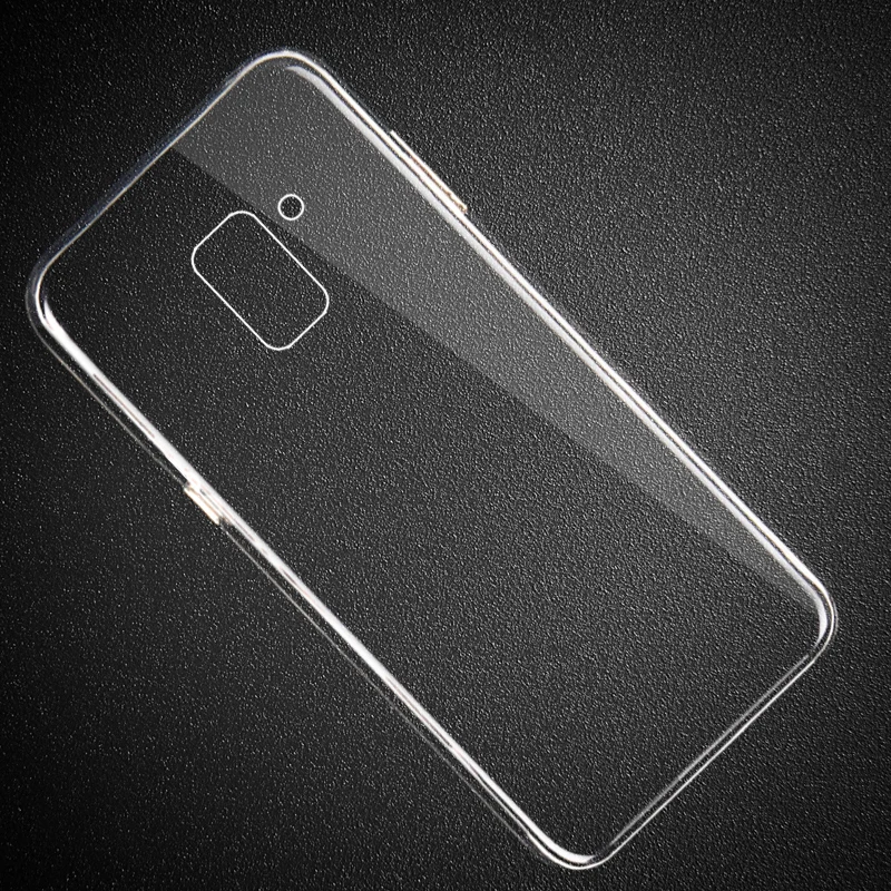 Ricestate-Coque de téléphone premium en silicone souple transparent, étui arrière en TPU pour Samsung Galaxy horizon 2018 horizon + Plus A8 Plus A7 A8 A9 2018