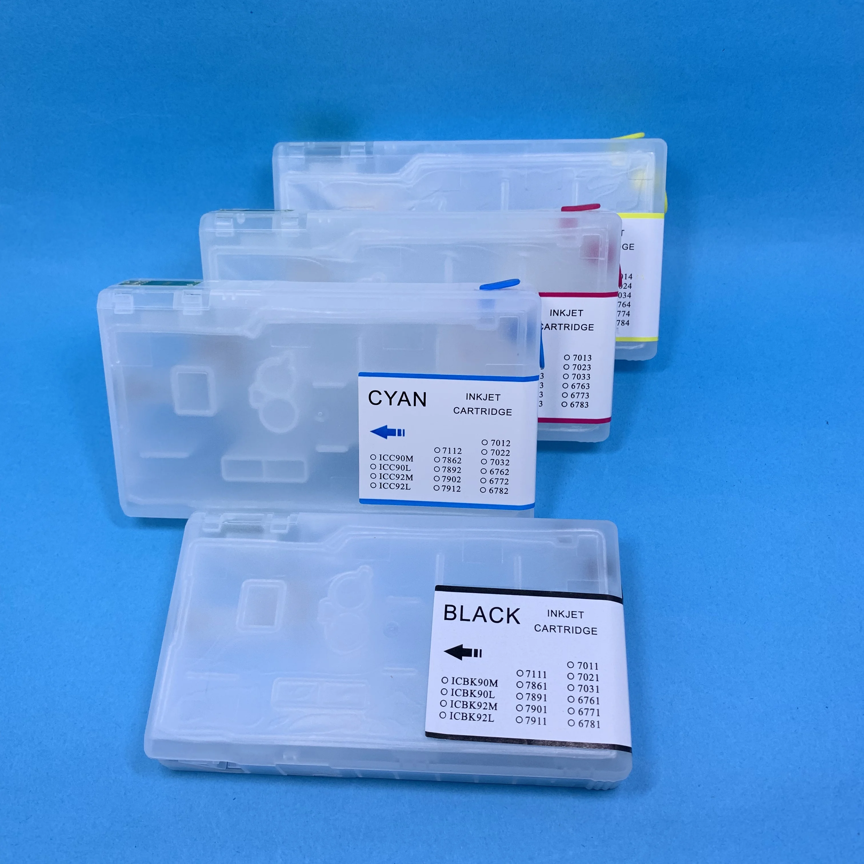 YOTAT Refillable ink cartridge T6771 T6772 T6773 T6774 for Epson WorkForce Pro WP-4531 WP-4011 WP-4511 WP-4521